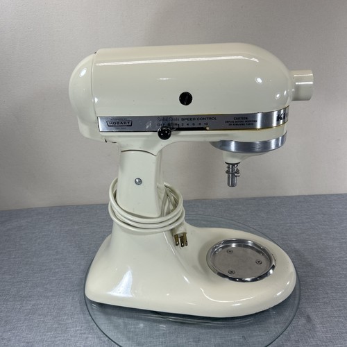 Hobart KitchenAid Model K45SS Stand Mixer VTG Cream Color No Accessories * Read