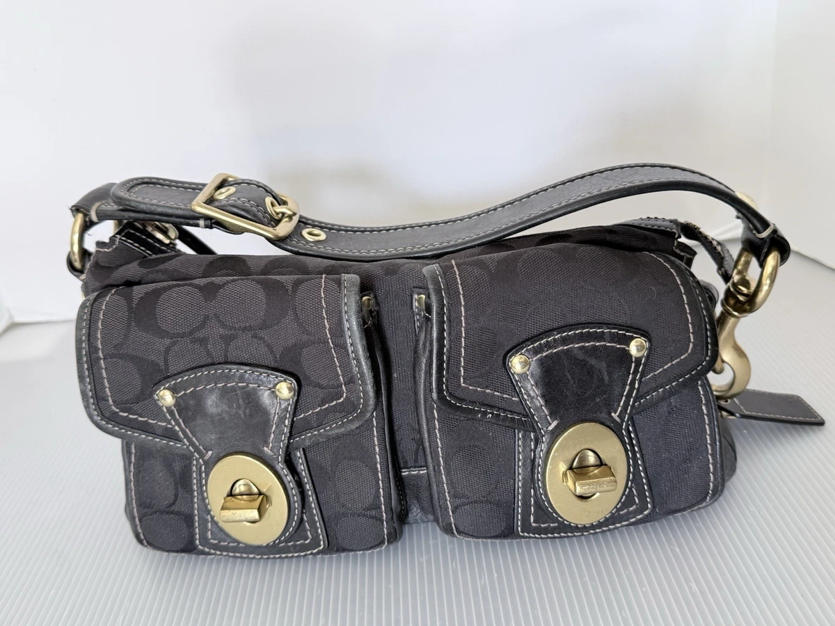 Coach Legacy Shoulder Bags Turn Lock Handbags for Women for sale