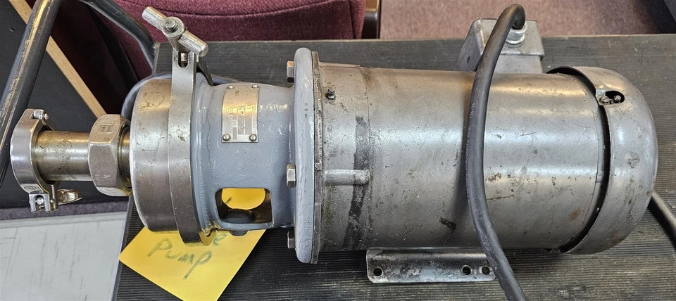 16-71A Centrifugal Pump 5hp Motor Food Safe 3 Phase 2" Port 208-230/460V - Image 3 of 4