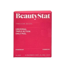 Beauty Stat Universal Triple Action Daily Peel, 10 Treatments, New in Box