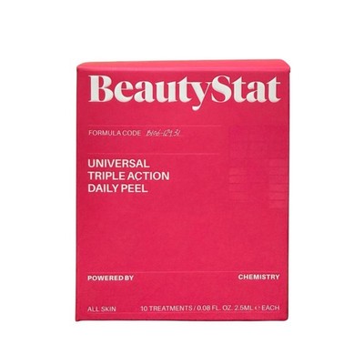 Beauty Stat Universal Triple Action Daily Peel, 10 Treatments, New in Box