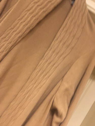 PER UNA:FAB EDGE 2 EDGE WOOL/CASHMERE/ANGORA/COTTON MIX CAMEL CARDIGAN UK18 BNWT - Picture 4 of 11