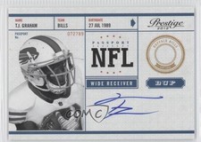 2012 Playoff Prestige NFL Passport Signatures TJ Graham #34 Auto 0f8