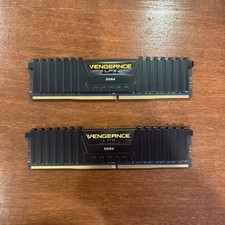 Corsair VENGEANCE LPX 16GB 2x8GB DDDR4 DRAM 3200MHz Memory Module Kit - Black