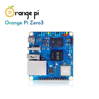 Orange Pi Zero3 4GB RAM Allwinner H618 Quad-Core Mini SBC WiFi5 BT5.0 LAN