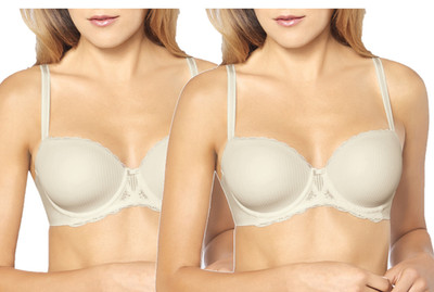 Triumph B-Ware 2x BH Modern Feeling WP BHs mit Bügel Größe 75B vanille 00GT Set