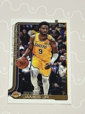 2025-26 Topps Bronny James Jr. #152 Los Angeles Lakers (W)