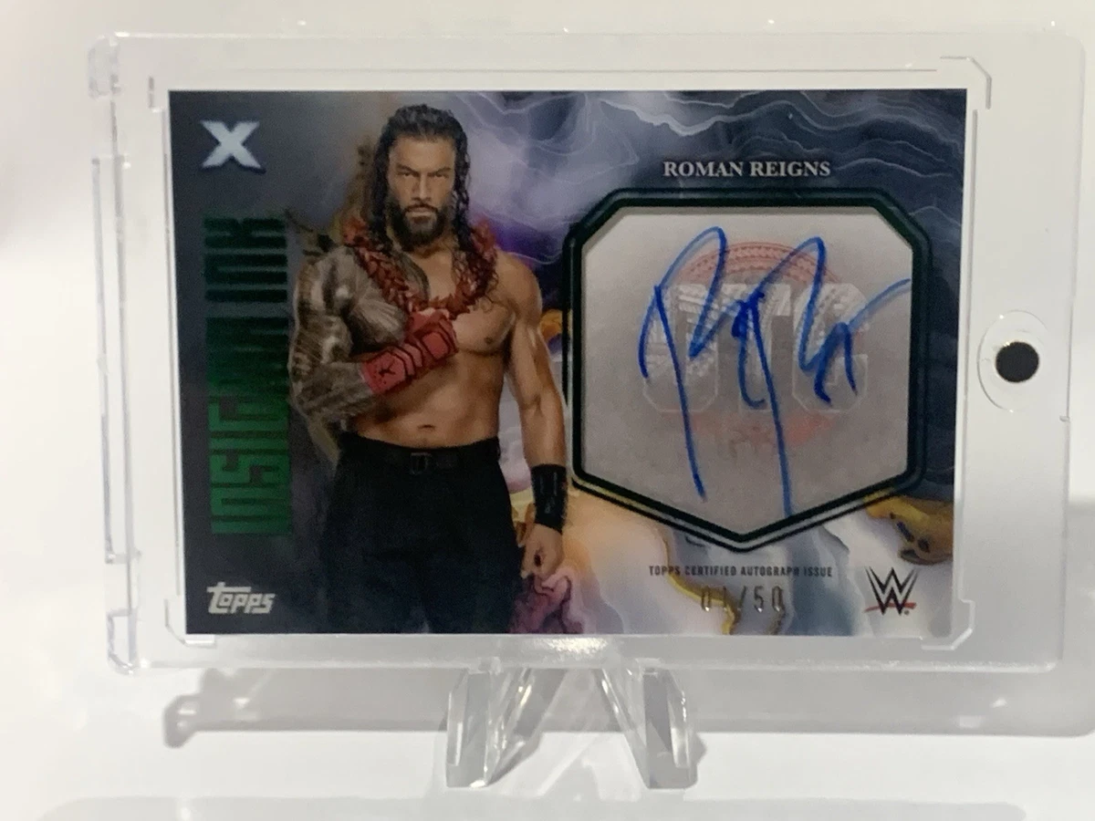 ロマンレインズ　サイン&レリックカード　44/50 TOPPS WWE Roman Reigns Trading Cards for sale | eBay