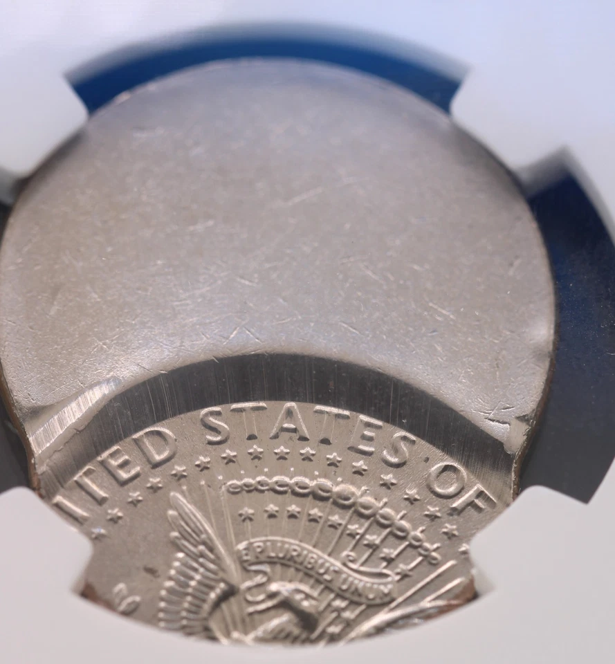 1995-D 50C Kennedy Half Dollar NGC MS 65 Struck 60% Off Center - Image 2 of 4