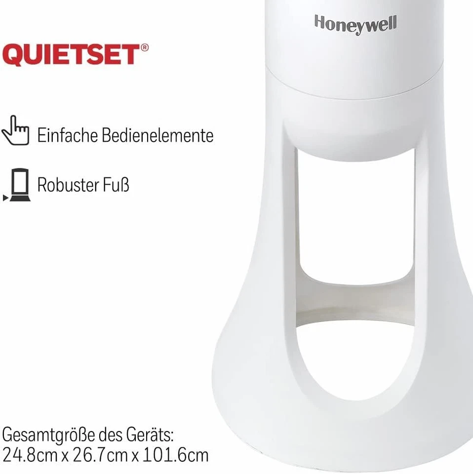 Honeywell QuietSet Oszillierender Turmventilator für den ganzen Raum 5 Geschwind - Bild 4 von 4