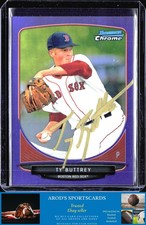 2013 Bowman Chrome *Ty Buttrey **Card #BCP139** AUTO (RC) #' /199 REFRACTOR