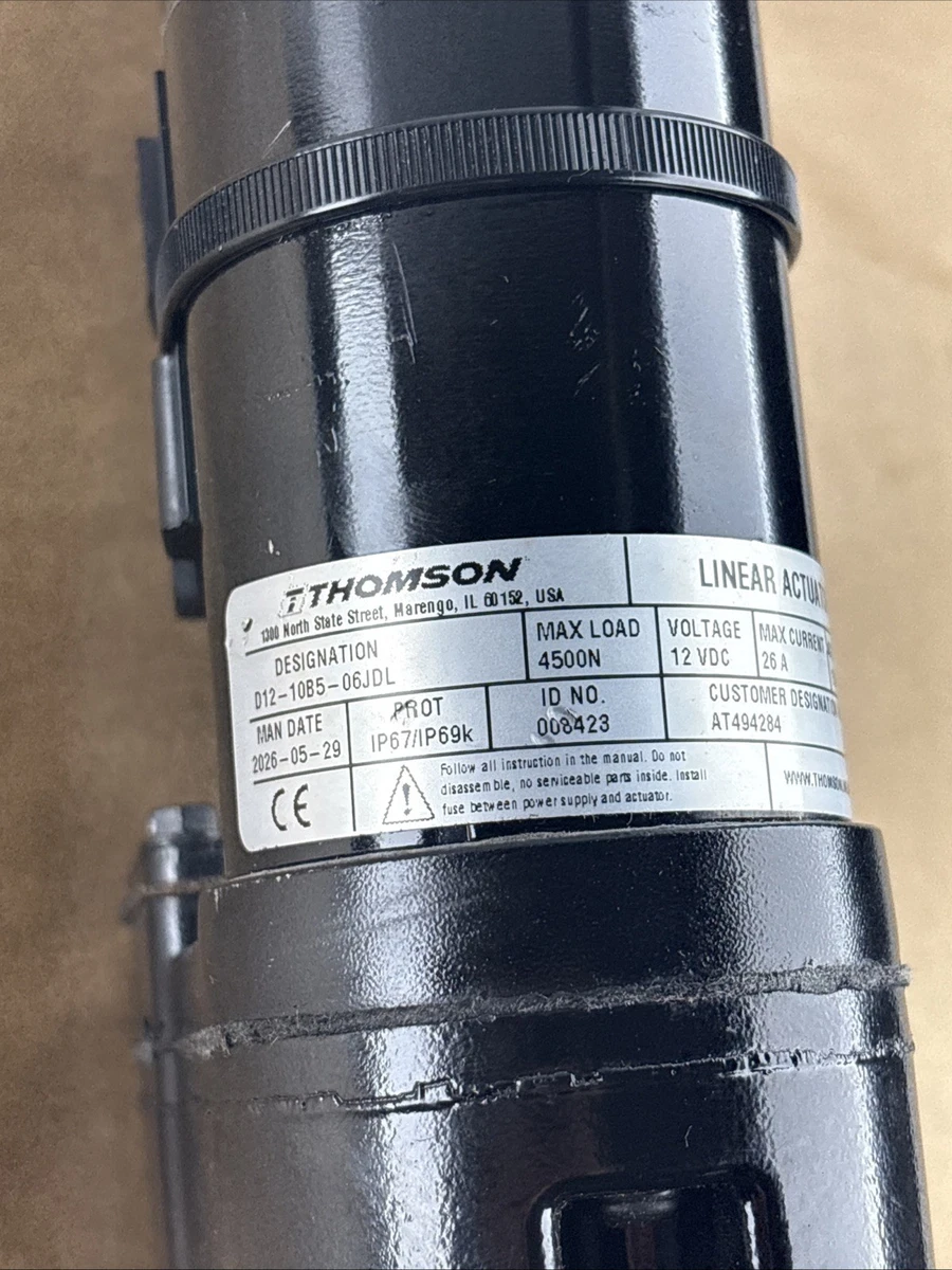 Actuador lineal Thomson D12-10B5-06JDL 12VDC original foto 4