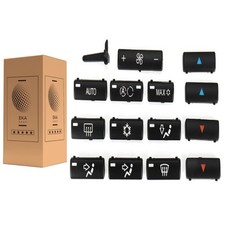 Klimabedienteil Druckknopf Schaltknöpfe 14-teilig Set für BMW 5er E39 X E53 NEU