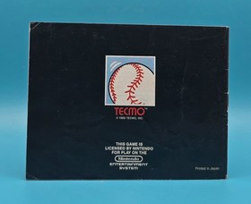Tecmo Baseball [NES-TL-USA] (Nintendo Entertainment System) Manual Only 