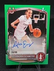 2025-26 Bowman Basketball Alexandra Eschmeyer 1st RC Green Auto /99 PA-AE
