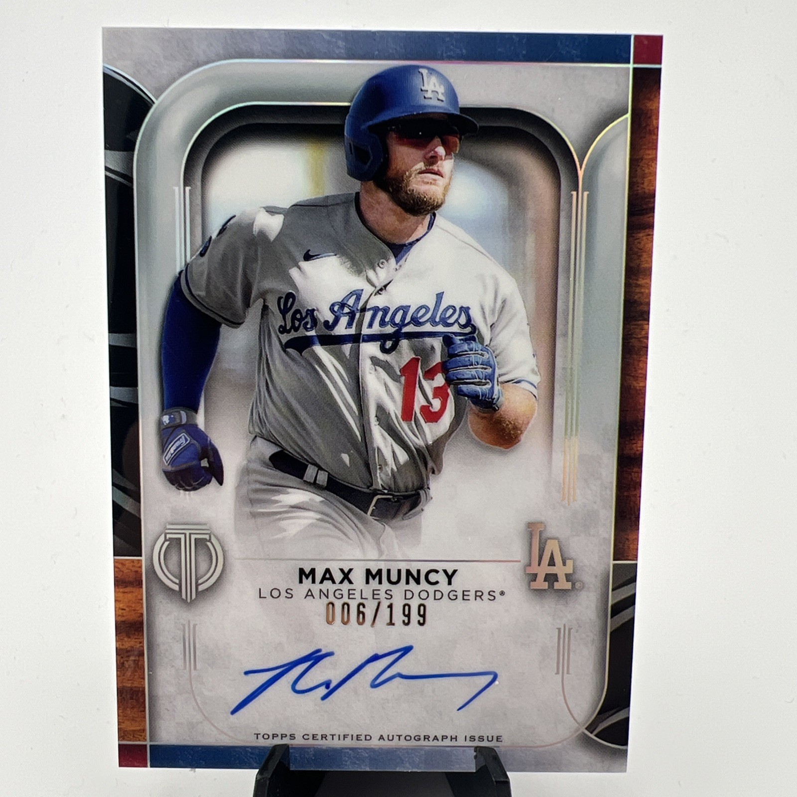 2022 Topps Tribute Max Muncy Tribute Auto On Card /199 #TA-MM Dodgers
