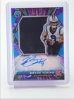 BRYCE YOUNG 2023 TOPPS RESURGENCE RPA ROOKIE PURPLE RC AUTO 99/99 Q3481
