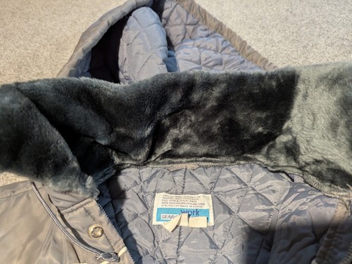 Vintage Sears Coveralls Mens 46-48 XL Gray Work Leisure Snow Suit Insulated - Picture 3 of 9