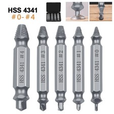 Professional Grade Broken Stud and Bolt Remover Set 5PCS Screw Extractor