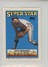 1988 Super Star Sticker Back Cards Gary Carter Jamie Moyer Mike Pagliarulo 0au4