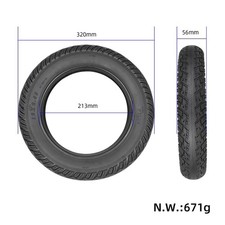 For Electric Vehicles Tubeless Tyre Easy To Replace 12x2 50 Road Tires