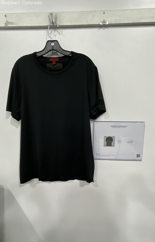 Authentic Burberry Black Short Sleeve Tee Women's Size L
