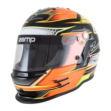 Zamp H753C3056, RZ-42Y Youth Helmet, 56cm, Orange/Yellow, Snell CMR2016