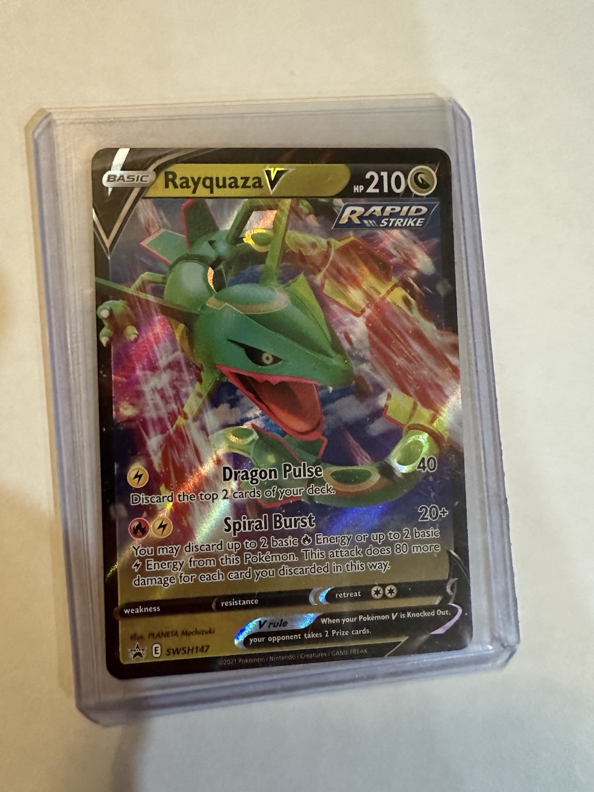Rayquaza V SWSH147 SWSH: Sword & Shield Promo Cards Holo