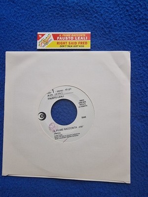 FAUSTO LEALI / RIGHT SAID FRED '' DER FLUSS ERZÄHLT - DON'T TALK PROMO J. BOX EX/-