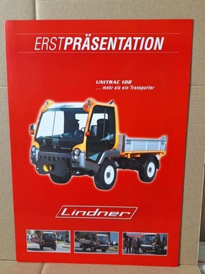 Lindner Unitrac 102 brochure tractor combine harvester