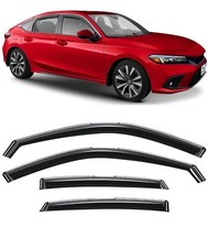 Rain Guards for Honda Civic Sedan 2022- 2025, Tape-on Durable Window Deflector