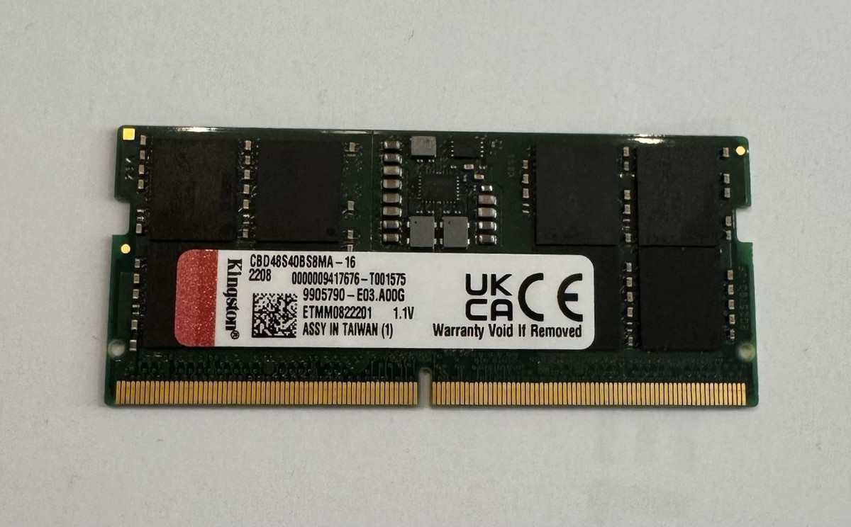 SO-DIMM DDR5 8GB + 16GB メモリセット 16GB DDR5 PC5-38400 SO-DIMM Kingston CBD48S40BS8MA-16 Laptop