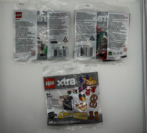 LEGO 40465 40464 40309 Minifig Food Baguette Cherry Watermelon Grape Pretze - Picture 3 of 4