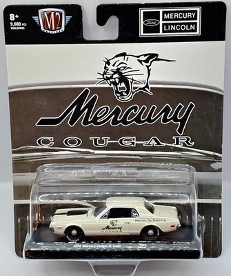 M2 1968 Mercury Cougar R Code White Auto Drivers Code R R86 1/64 New