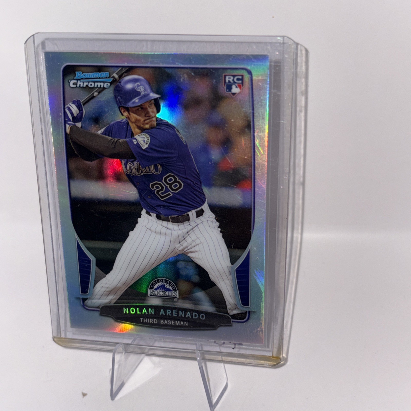 2013 Bowman Chrome NOLAN ARENADO Refractor Card 41 Draft Picks Prospects Rockies