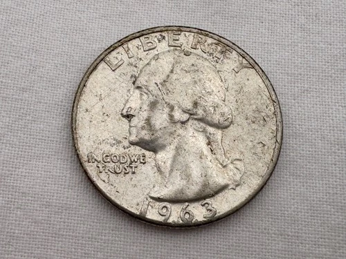 1963 P U.S. Washington Silver Quarter IU-37