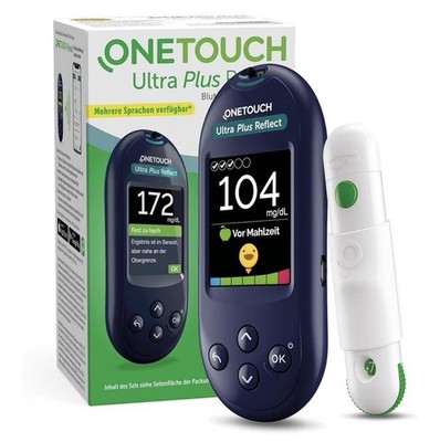 OneTouch Ultra Plus Reflect Blutzucker-Messgerät mg/dl NEU OVP PZN 14385185