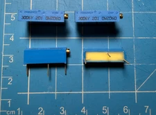 4Pcs 3006Y-1-201LF  TRIMMER 200OHM 0.75W Potentiometer Cermet 15.0 TURN SIDE 