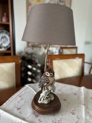 Giuseppe Armani Owl Lamp – Florence – Porcelain Figurine – Sammlerstück - Image 1 of 4