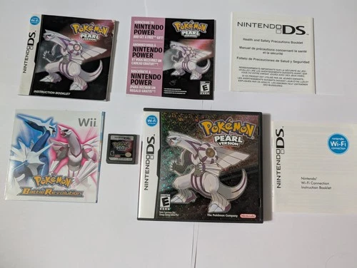 Pokemon Pearl Version (Nintendo DS, 2007) CIB COMPLETE IN BOX AUTHENTIC 100% Dex