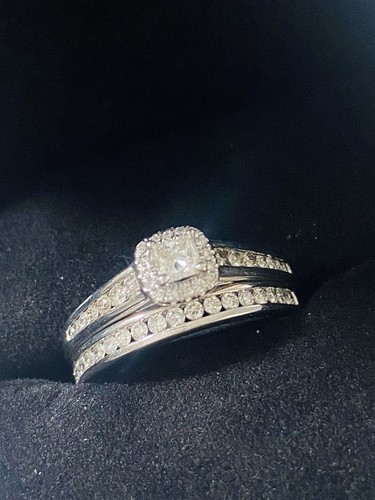 Kay Jewelers Bridal Set 14k White Gold, Size 11, Diamond Rings (brand New)