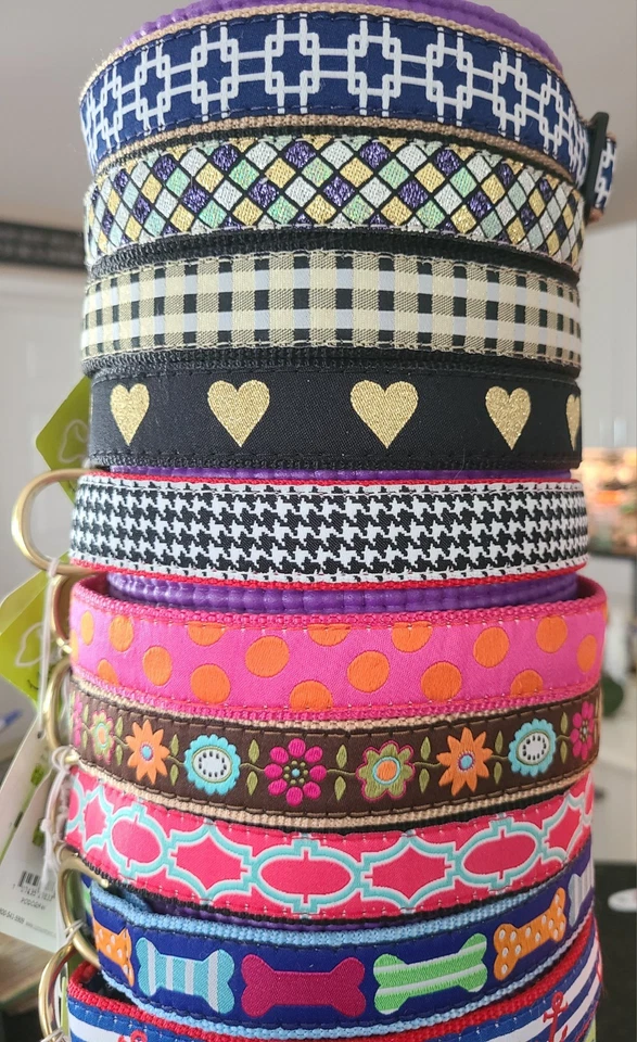 Collar para perro Up Country grande de 1" de ancho se adapta a cuellos de 15" a 21" elige tu elección hecho en Estados Unidos Foto 4 de 4