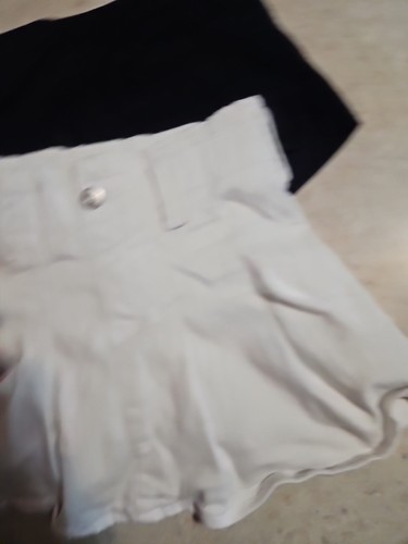 Abercrombie kids lot girls shorts & skort size 7/8 Black White Children Athletic - Picture 3 of 9