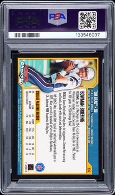 2000 BOWMAN CHROME #236 TOM BRADY ROOKIE RC PSA 9 | eBay