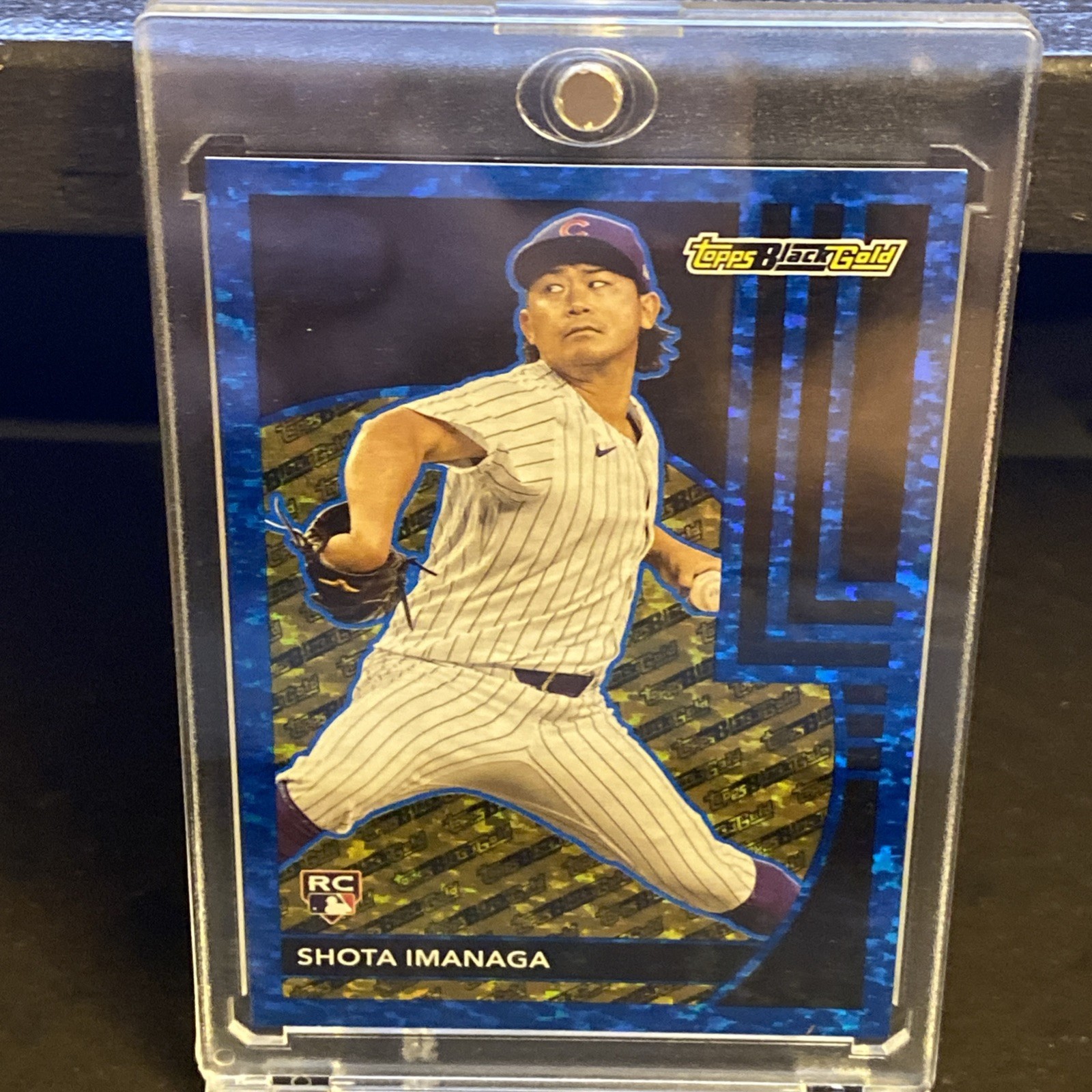 2024 Topps Update Series - Topps Black Gold Shota Imanaga #BG-18 Blue (RC)
