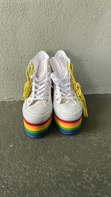 Size 7 - Converse Chuck Taylor All Star Platform High x  display picture 1