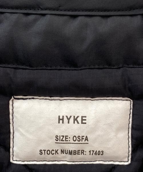 HYKE QUILTED CROPPED VEST 黒 2023FW 17403 HYKE QUILTED CROPPED VEST/QUILTED/BLACK black 232-17403 | eBay