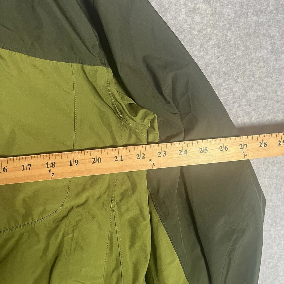 Marmot GORE TEX Hooded Jacket Medium Two Tone Green Outer Shell - Image 4 of 4