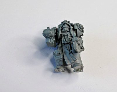 Warhammer 40K Space Marines Terminator Wolf Rune Priest Space Wolves OOP Metal