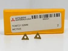 MITSUBISHI TCMT21.52MM New Carbide Inserts Grade MC7025 2pcs